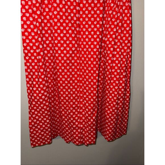 Vintage Salzburger Dirndl Dress Red Polka Dot Traditional Oktoberfest Costume - Picture 9 of 14